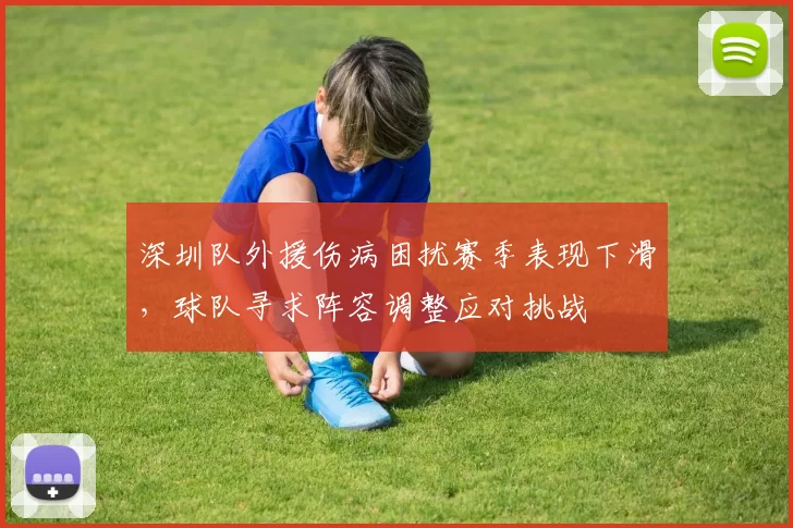 深圳队外援伤病困扰赛季表现下滑，球队寻求阵容调整应对挑战